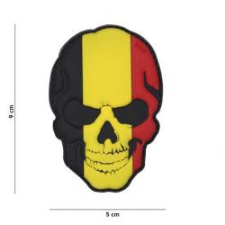 Patch 3D PVC Skull Belgique (101 Inc)