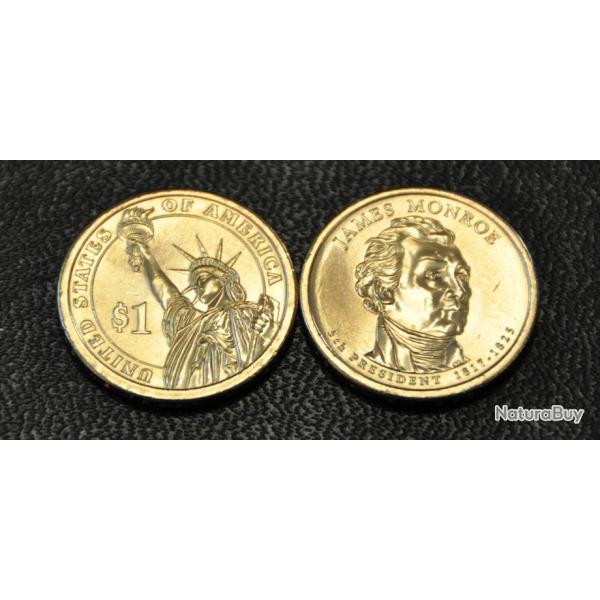 1 $ Dollar BU USA 2008 -James Monroe- pi�ce comm�morative - Pr�sidents des �tats-Unis
