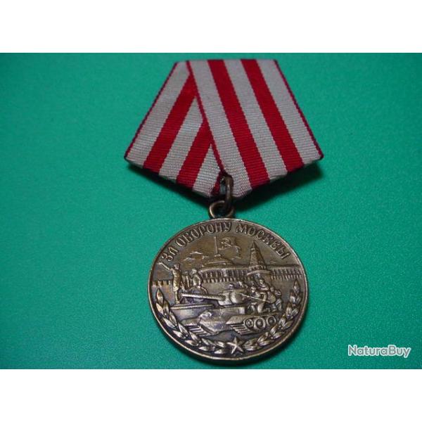 Belle m�daille URSS de la d�fense de Moscou.
