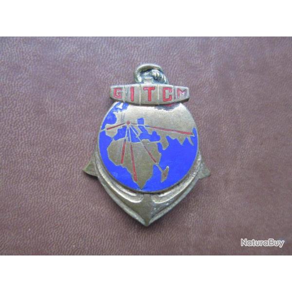INSIGNE GITCM (TROUPES DE MARINE) 1954 / 1958