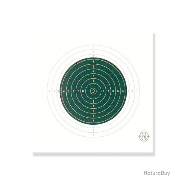 100 cartons-cibles 20 x 20 cm