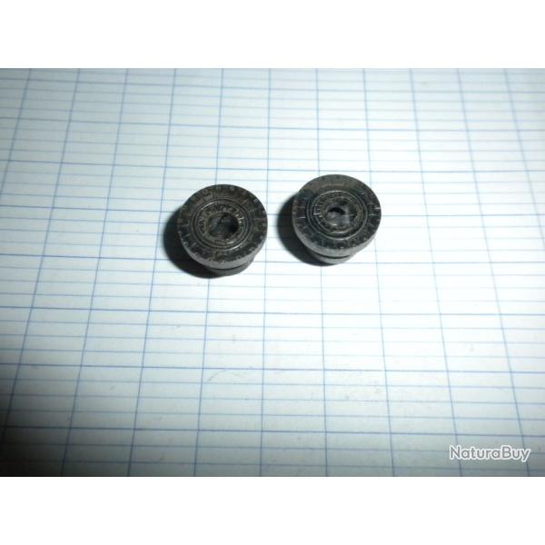 VENDU PAR CUIRASSIER11 BOUCHONS FER POUR CACHER LES GOUPILLES SUR FUSILS HAMMERLESS