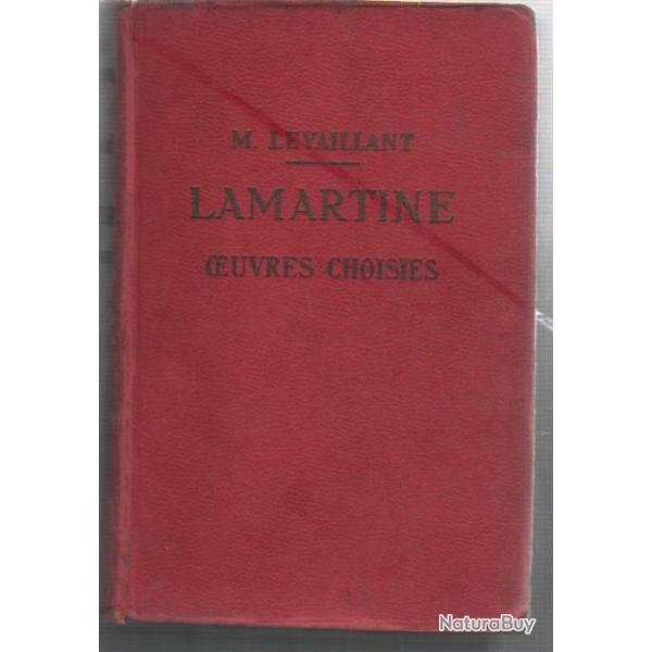 lamartine oeuvres choisies 1939 de levaillant