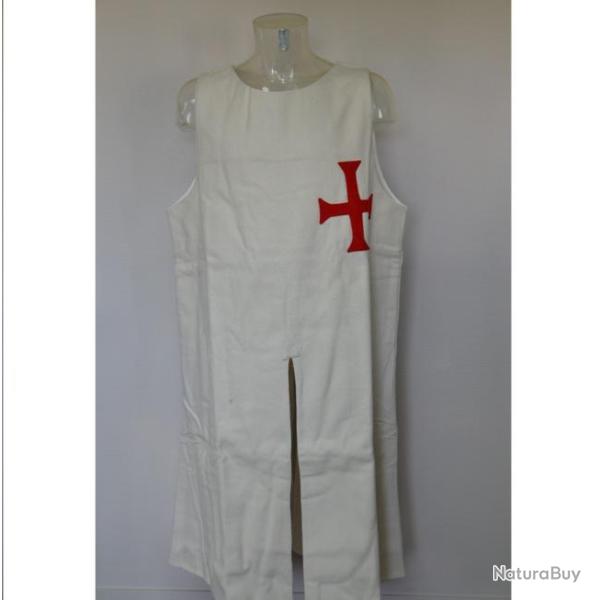 Tunique de templier avec croix   pour mettre avec armure
