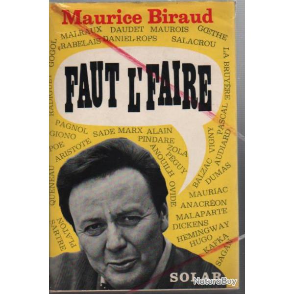 Faut l'faire maurice biraud , humour