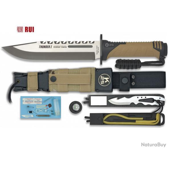 Poignard RUI tactical sable THUNER I lame de 20 cm