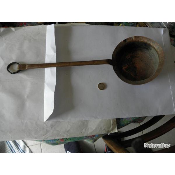 antique casserole en cuivre xix eme ou avant