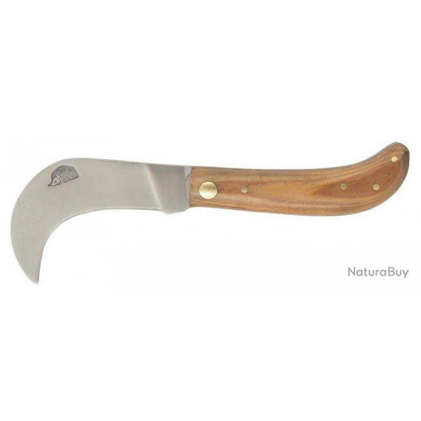 Serpette crochet h�risson 10 cm - Teck