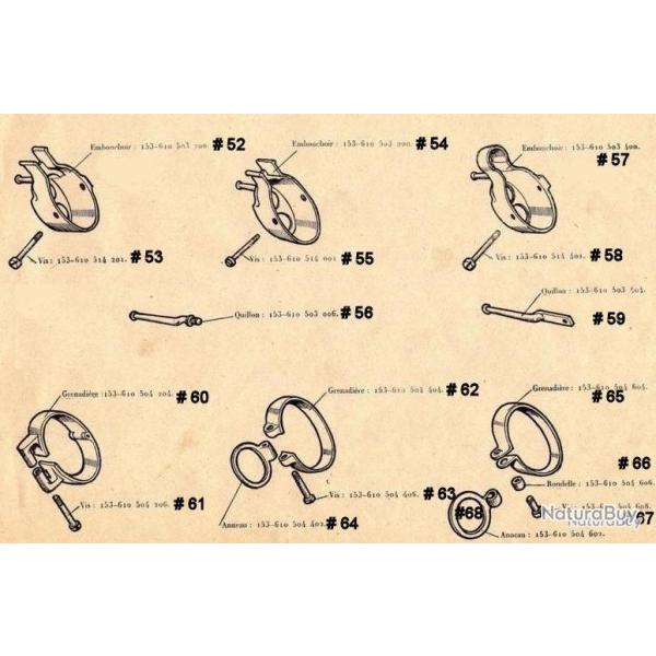 MAS 36   MAS 36/51  GRENADIERE TOLE TBE