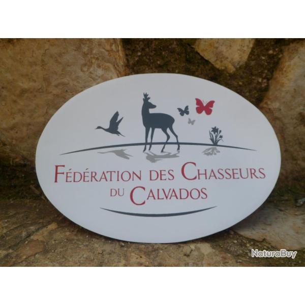 Magnifique autocollant Fdration des chasseurs du Calvados