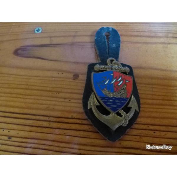 + INSIGNE CIE DE BOURBON ( TROUPES DE MARINE )