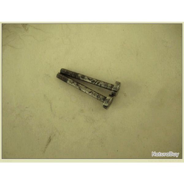 2 vis de platine de pistolet de gendarmerie mod�le AN 9  ( bon �tat).