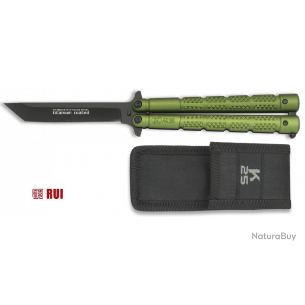 Papillon Tactique vert kaki  RUI/K25 avec �tui et passant pour ceinture