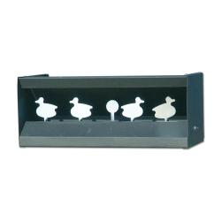 Cible de tir acier chrom&eacute; magn&eacute;tique Pellet Trap 5kg 50x22x20cm