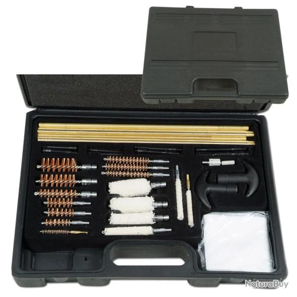 Kit Nettoyage fusil complet 2 baguettes de nettoyage + 2 brosses