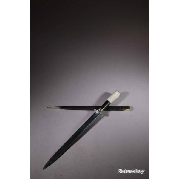 Grand stylet Corse cde collection manche en �b�ne et cerf 116