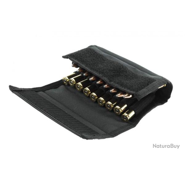 Etui nylon noir pour 18 balles de grande chasse