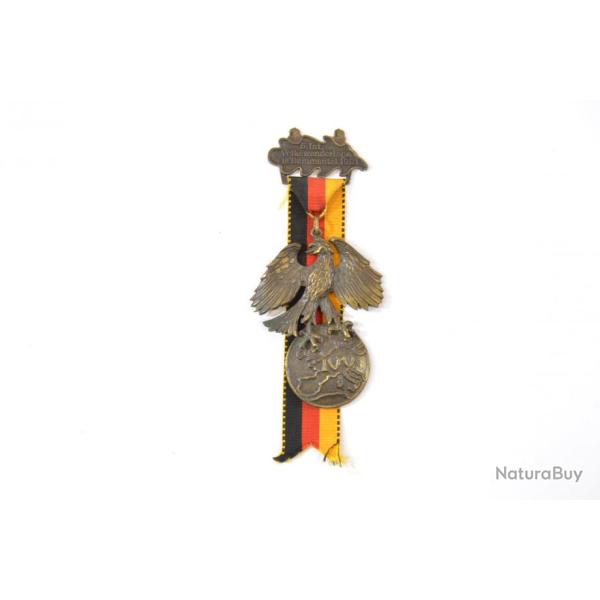 M�daille civile Allemande 5e Journ�es de marche internatonnales volkswandertage in Bammental 1981