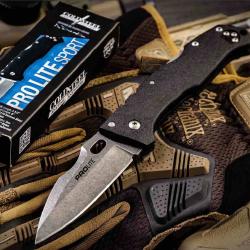 Couteau Cold Steel Pro-Lite Sport Folding Black Acier 4116 Manche GFN Tri Ad Lock CS20NU