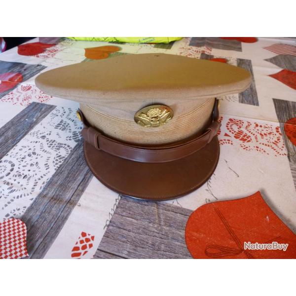 + TRES BELLE CASQUETTE SOUS OFFICIER MODELE ARMEE  WW2 100 % D ORIGINE