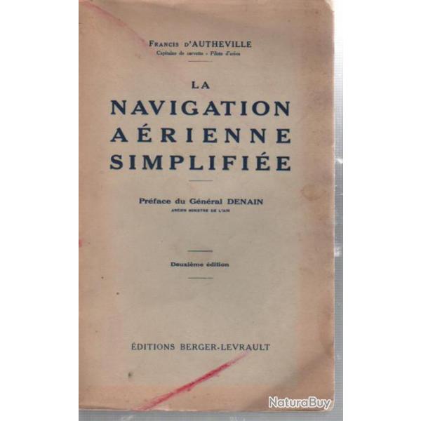 la navigation a�rienne simplifi�e  francis d'autheville capitaine de corvette , pilote