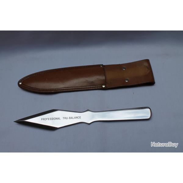 Couteau de jet TRU-BALANCE PROFESSIONAL USA modele 1970 vintage