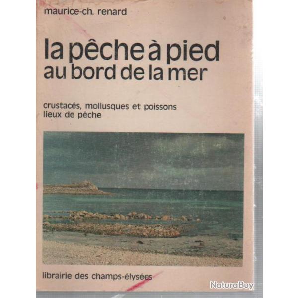 LA PECHE � pied au bord de la mer , crustac�s, mollusques et poissons , lieux de p�che
