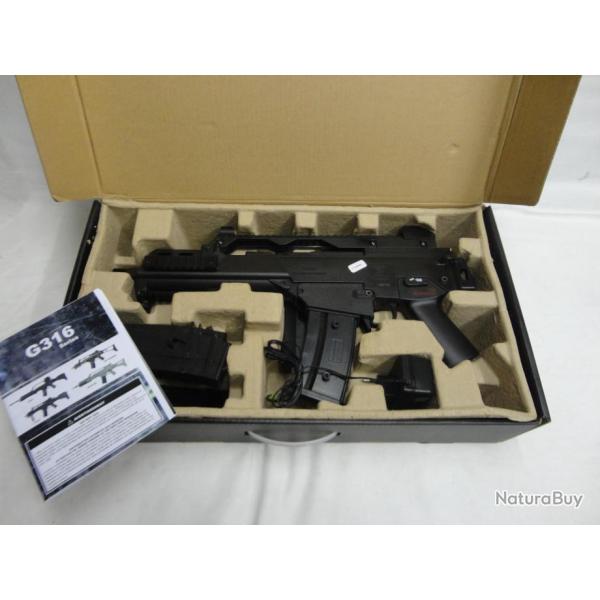 2990- REPLIQUE AIRSOFT- G316 C ELECTRIQUE CAL 6 MM - NOIR- NEUF!!!!!!