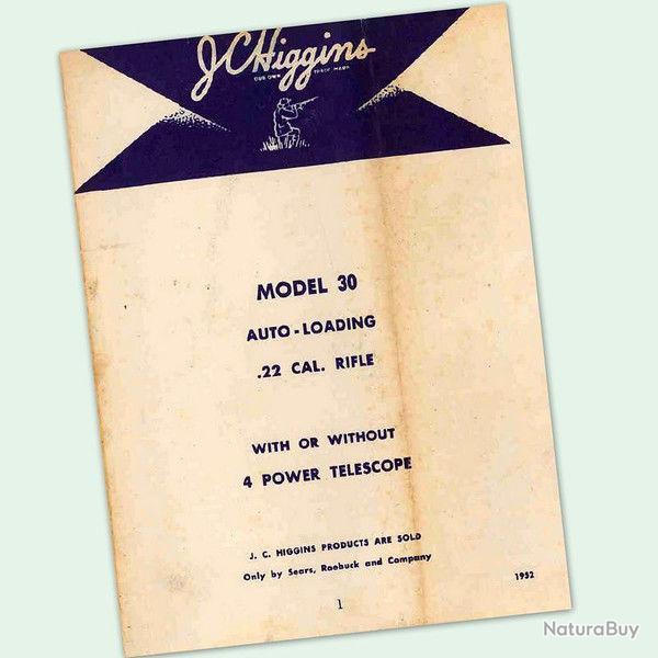 JC Higgins 30 Manuel PDF