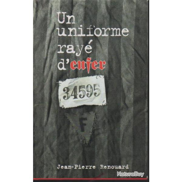 un uniforme ray� d'enfer . d�portation , camps de concentration