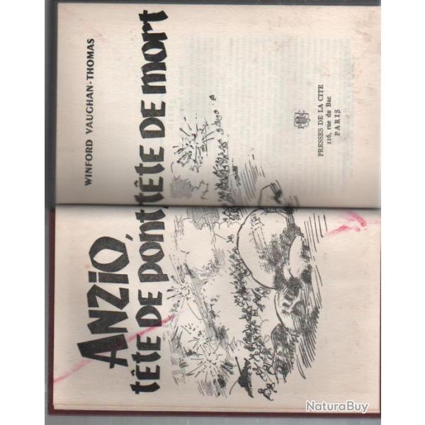 campagne d'Italie. anzio tte de pont , tte de mort winford vaughan-thomas