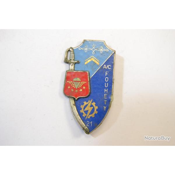 Insigne FOUHETY, A/C, 21 Promotion ENTSOA, TAP