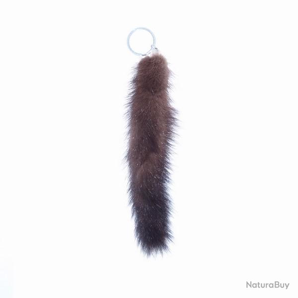 Porte-cls queue de Vison - Brun