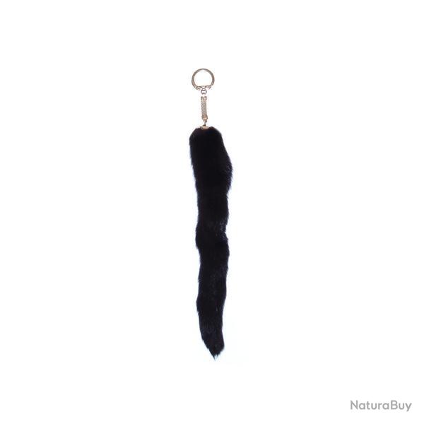 Porte-cls queue de Vison XL - Noir
