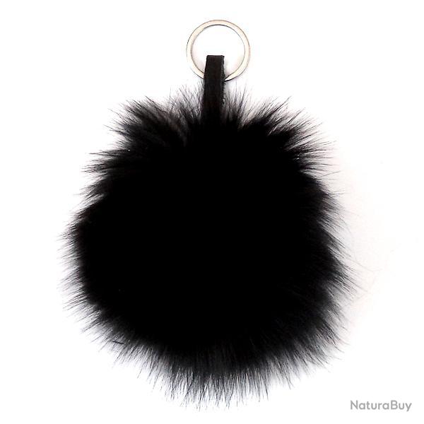 Porte-cl�s boule en Renard - Noir