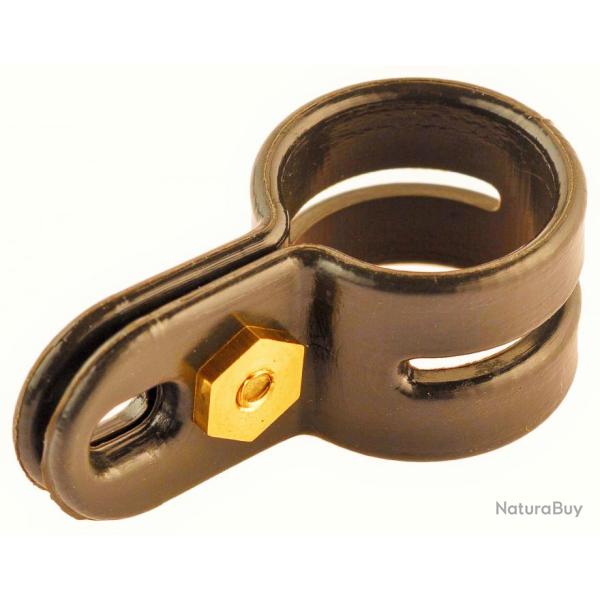 Bagues d'attache en plastique oie Attache oie  vis marron. Diamtre 18 mm