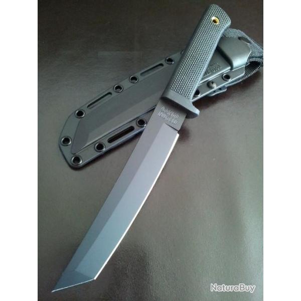 Couteau Cold Steel Tactical Recon Tanto Lame Acier SK-5 Manche Kray-Ex Etui Secure-Ex CS49LRT