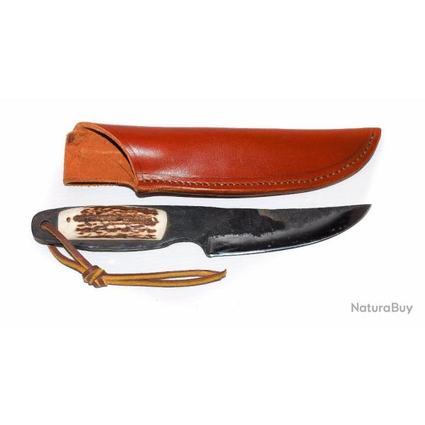 COUTEAU ARTISANAL SKINNER BRUTE DE FORGE B01 NEUF
