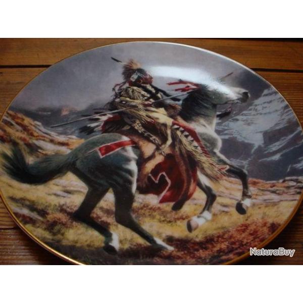 Belle assiette collection indien.