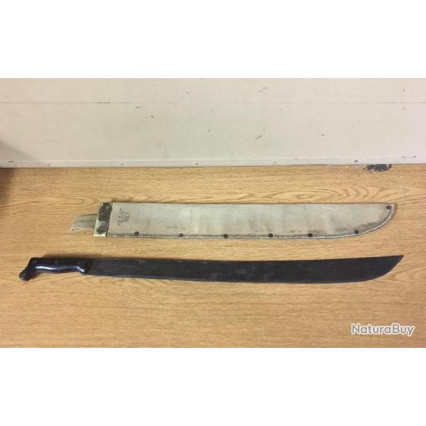 RARE ORIGINAL AUTHENTIQUE US NAVY WW2 MK-1 MACHETTE LEGITIMUS COLLINS 1944 ETUI MK-1 EX CONDITION