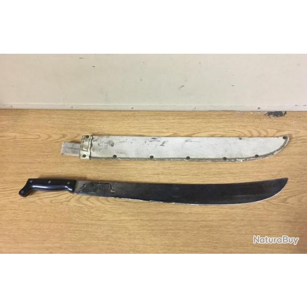 RARE ORIGINAL AUTHENTIQUE US NAVY WW2 MK-2 MACHETTE LEGITIMUS COLLINS 1944 ETUI MK-2 EX CONDITION