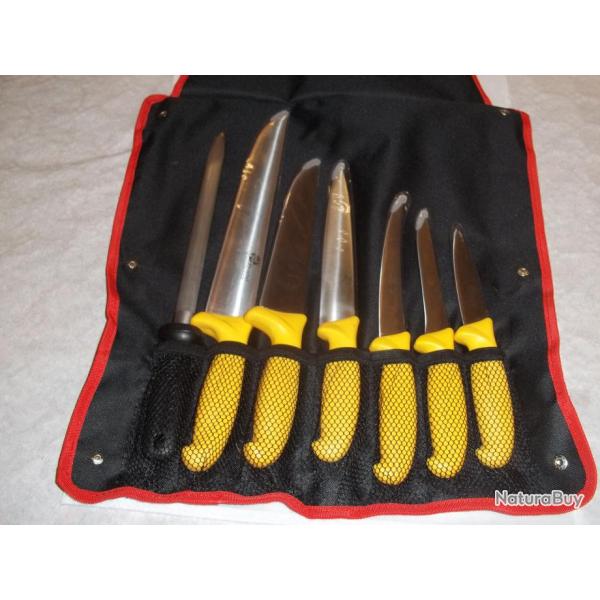 ETUI DE COUTEAUX DE CUISINE "PRADEL EXCELLENCE"  7 PIECES