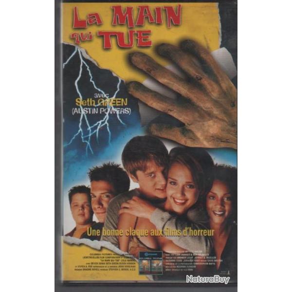 vhs la main qui tue , comdie , humour horrifique , tous publics ,
