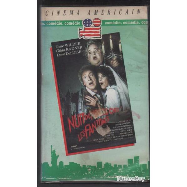 vhs nuit de noces chez les fantomes , comdie , humour horrifique , tous publics ,gene wilder