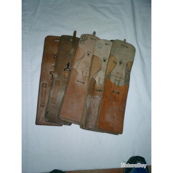 lot 5 pochettes cuir pour chargeur de mat 49