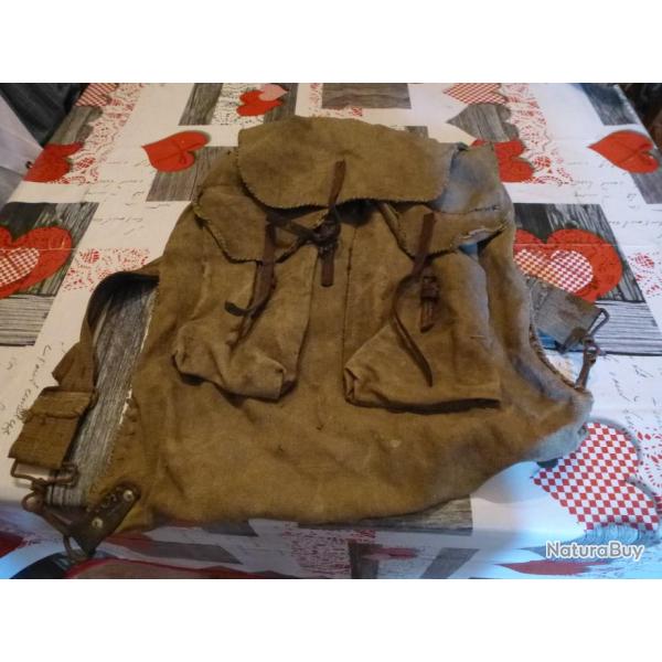 + SAC A DOS  ERSATZ ALLEMAND FIN DE PREMIERE GUERRE SANS MARQUAGE