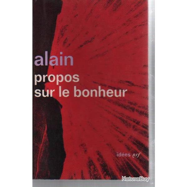 alain propos sur le bonheur