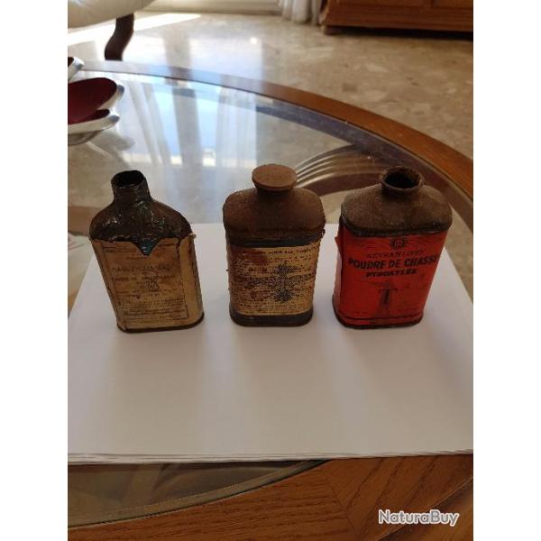collector  bidons poudres vides