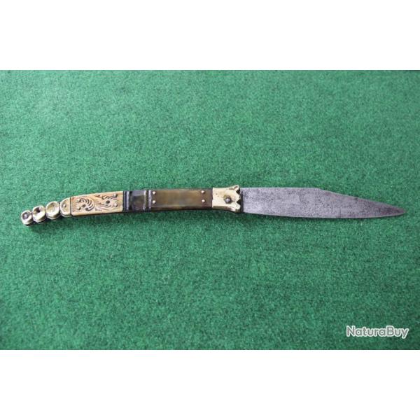 COUTEAU  NAVAJA  ESPAGNOLE  19 EME
