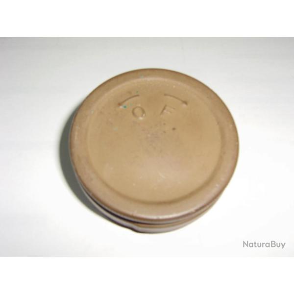 Verre de rechange dans sa boite pour masque a gaz Franais A.N.P. 51 M 53